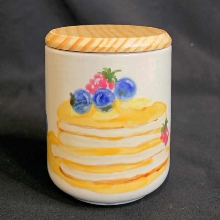 Dose mit Holzdeckel Klein