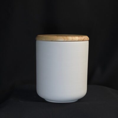 Dose mit Holzdeckel Klein